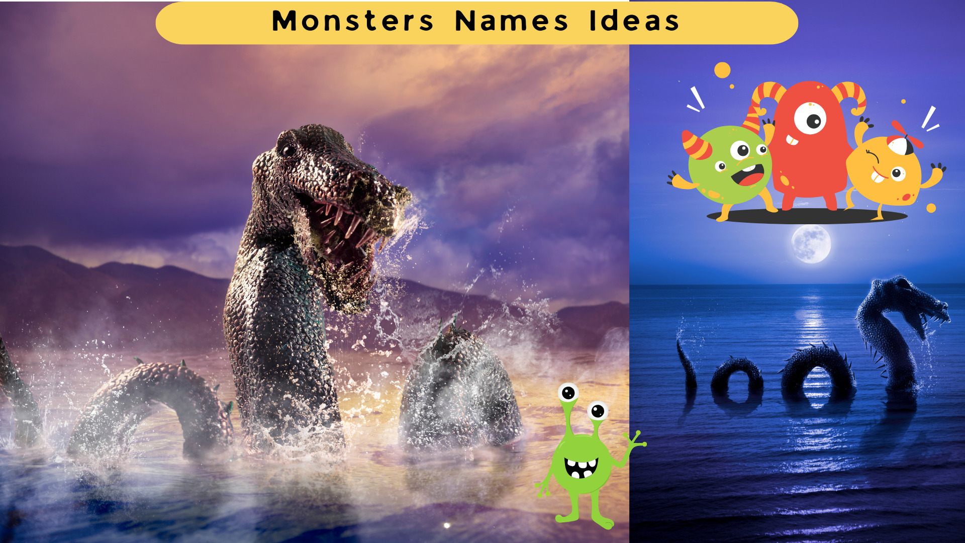 Cool & Scary Monster Names Famous Monster Name Ideas List 2023