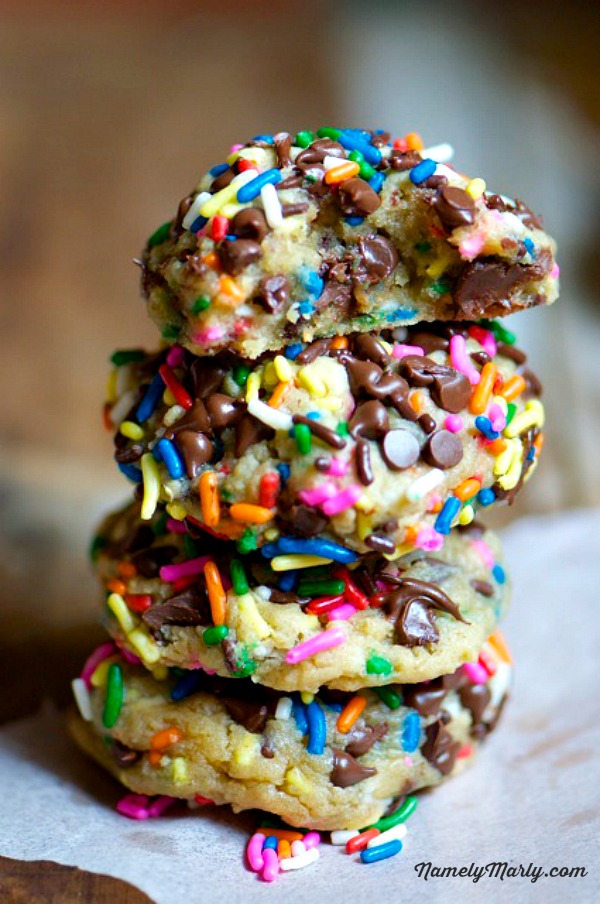 Chocolate Chip Sprinkle Cookies Namely Marly