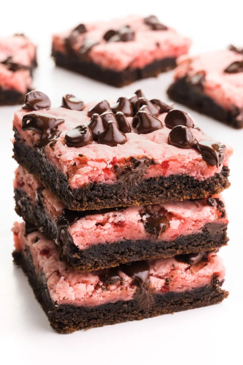 Strawberry Chocolate Bars (Only 6 Ingredients!) Namely Marly