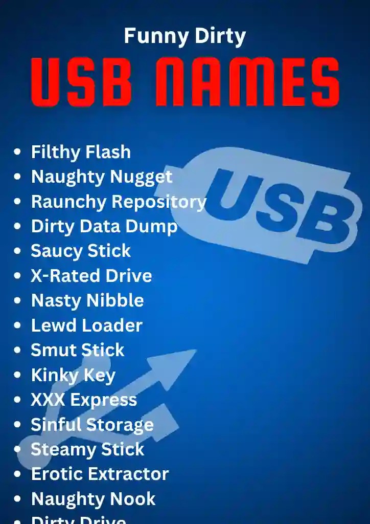 630+ Funny USB Names (Creative, Unique, And Clever Ideas) (+Generator)