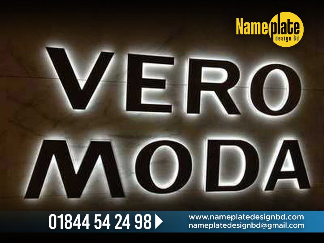 Stainless Steel Letter Name Plate Signage Name Plate Price Bangladesh