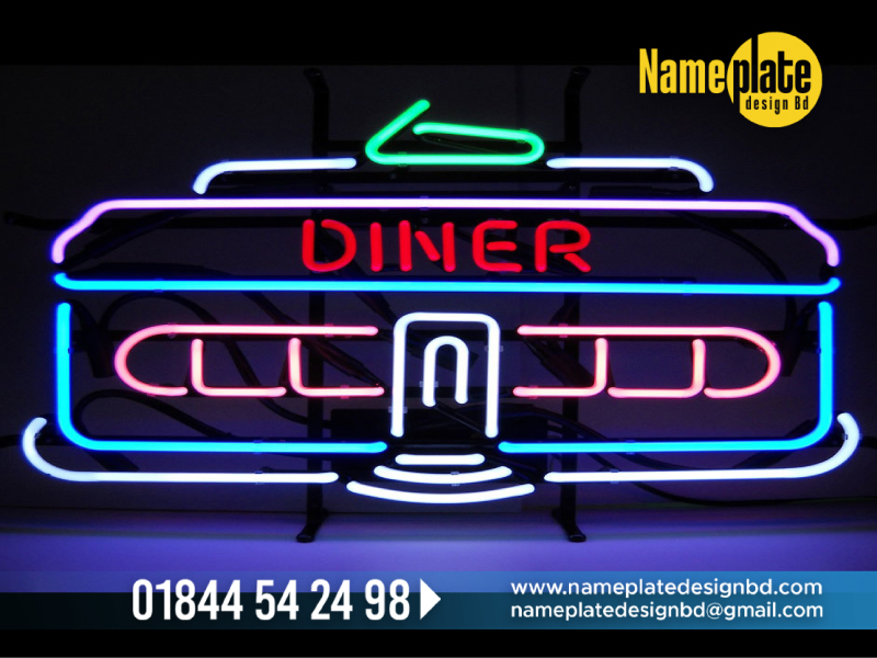 Restaurant Neon Signage Branding Agency in Dhaka Bangladesh, BD Neon