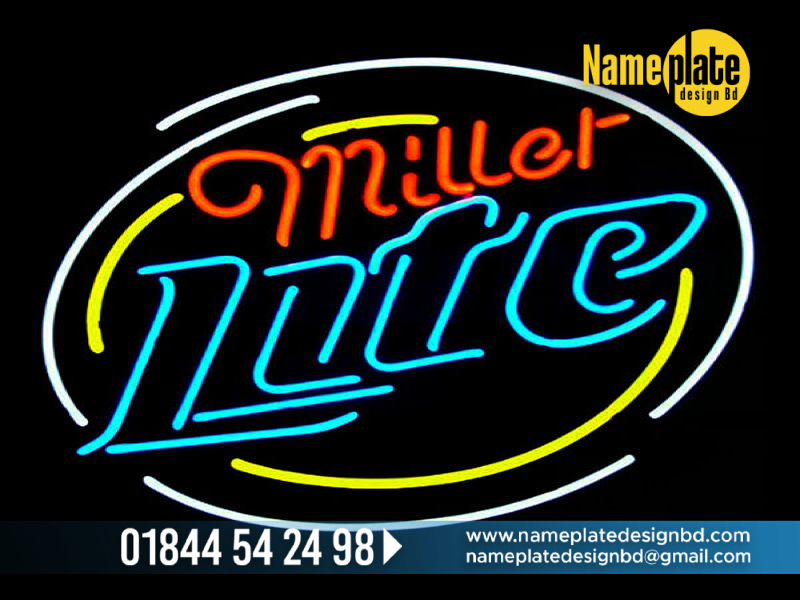 Lite neon signage advertising agency in Bangladesh, Shop Neon Signage