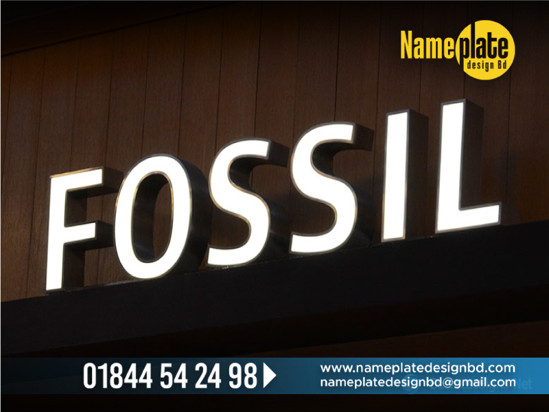 Acrylic Nameplate Design BD, Led Name Plate Signage in Dhaka Bangladesh