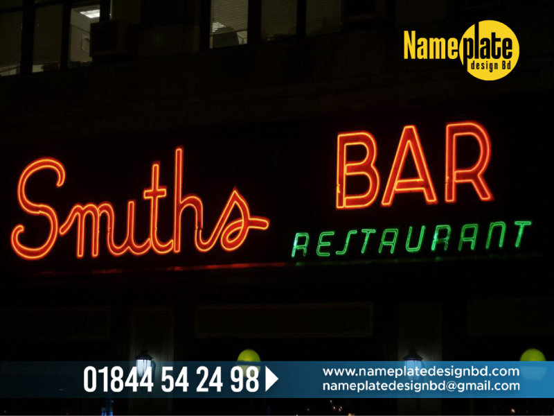 Neon Advertising Agency in Dhaka Bangladesh, neon sign price in bd