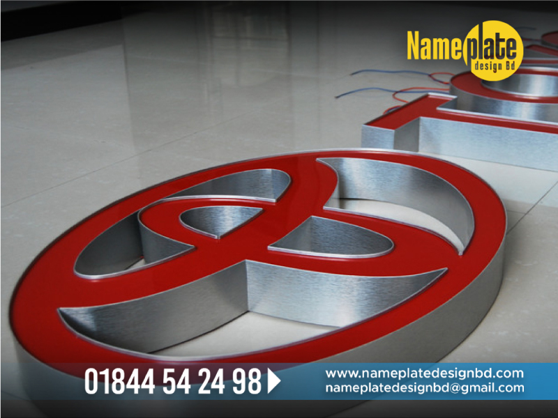 Acrylic 3D Name plate design in Dhaka Bangladesh, Bangla house name