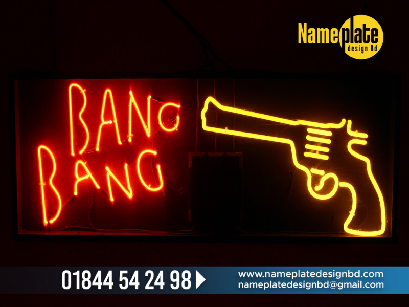 Neon Gan Signs Dhaka Bangladesh, Best Neon gan signage in Dhaka