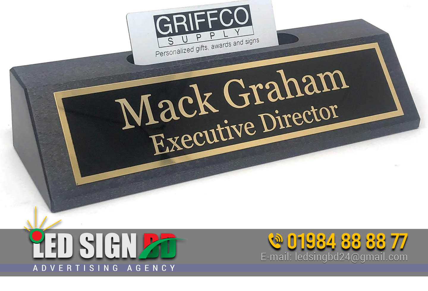 Custom Office Nameplate Signs