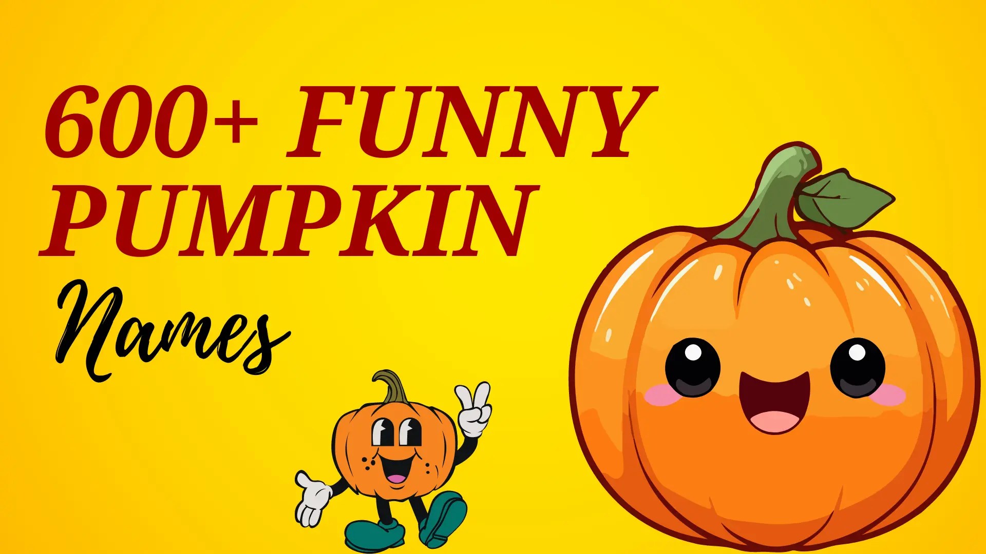 290+ Funny Pumpkin Names & Meanings (Unique Ideas)
