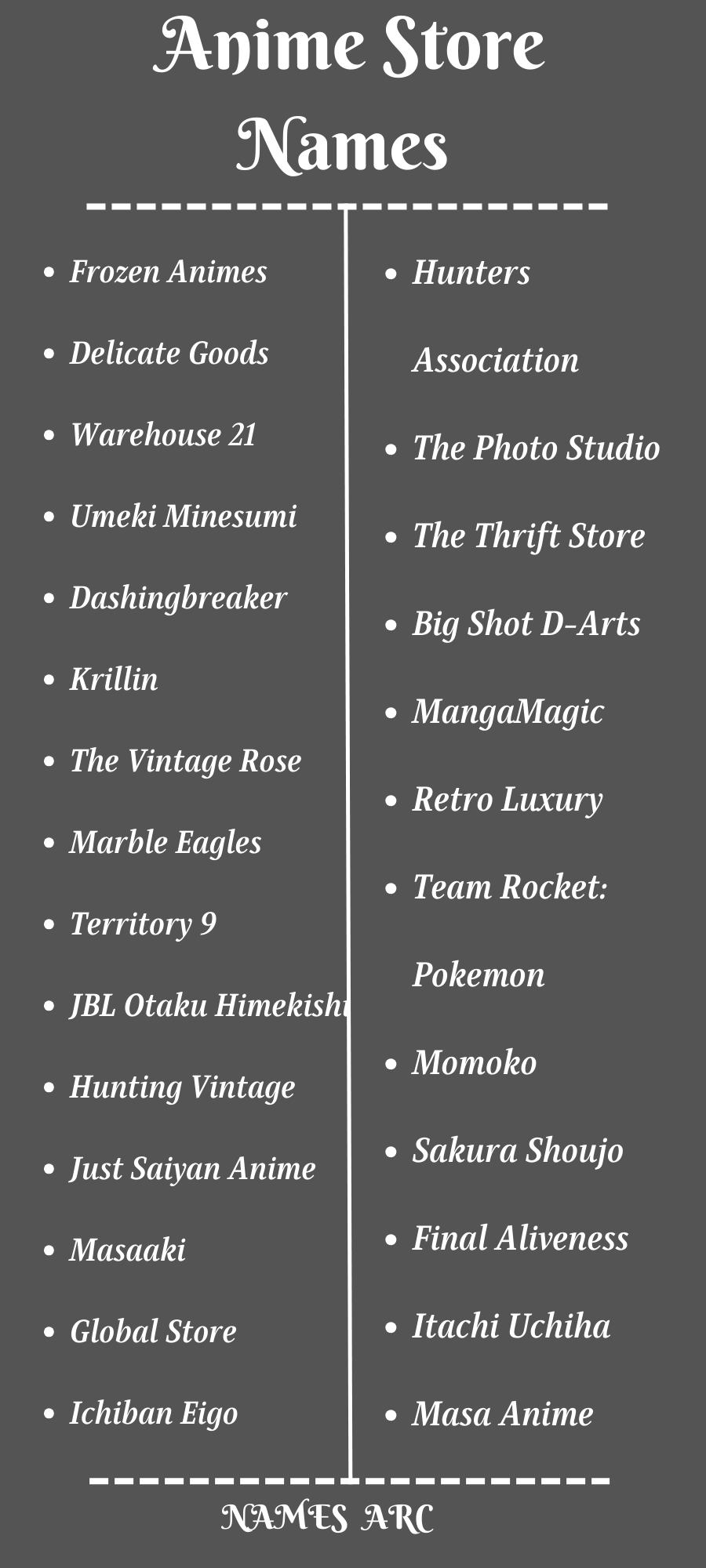 Anime Display Names(06)