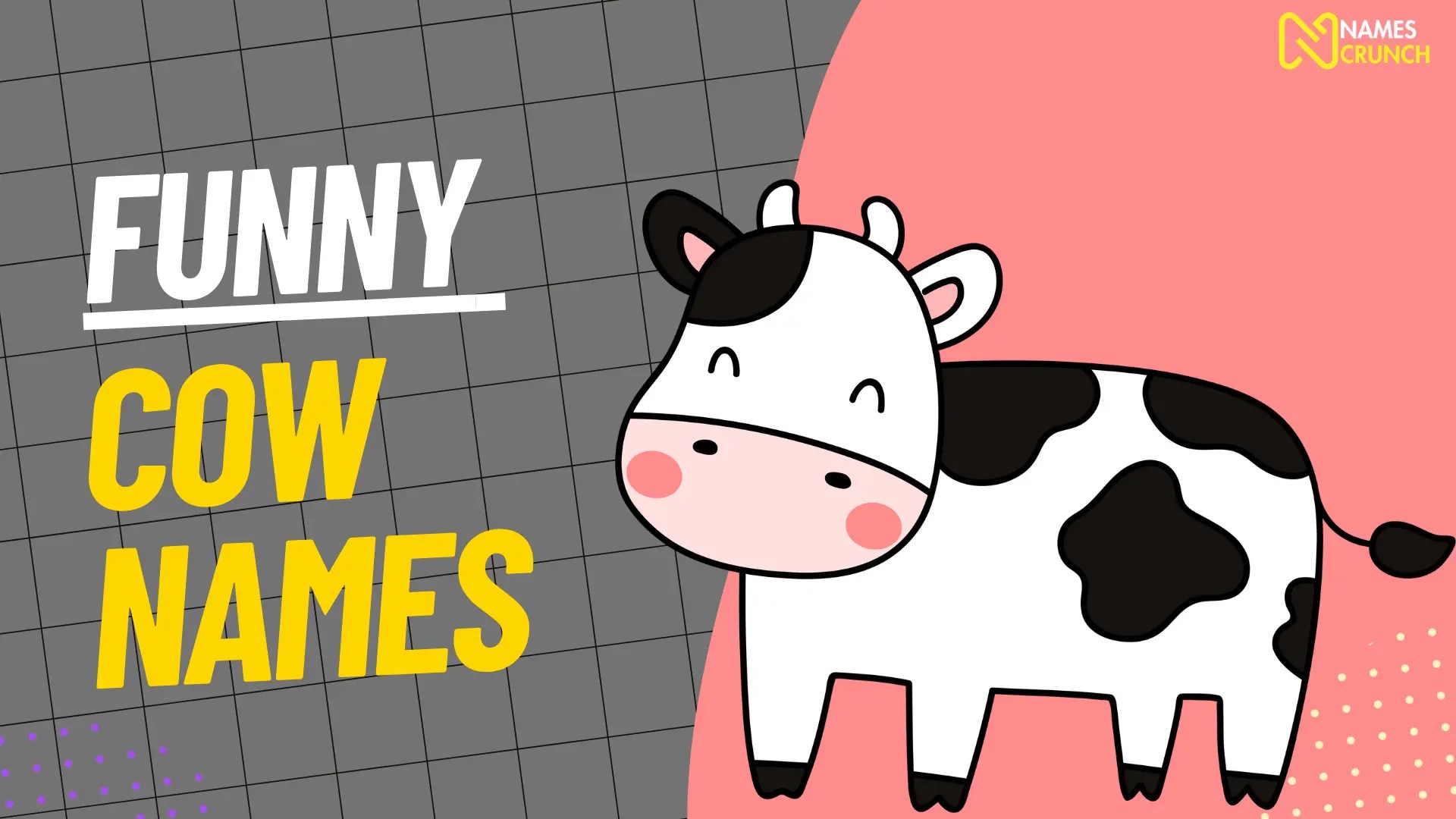 Funny Cow Names Mootastic Laughter Galore! Names Crunch