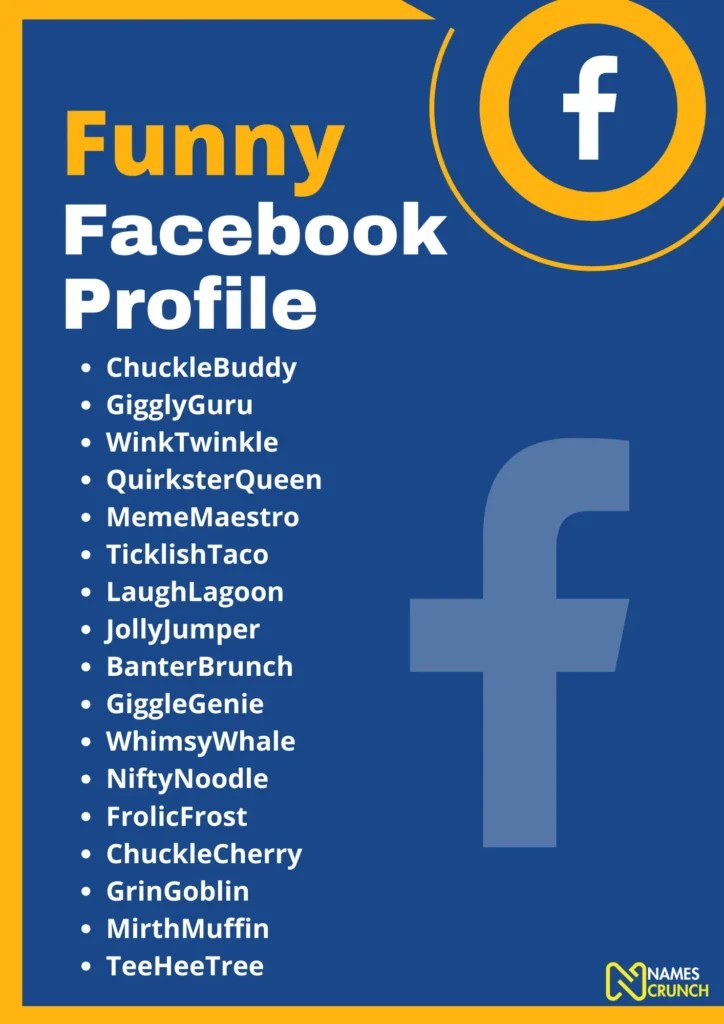 200+ Funny Names for Facebook Profiles Names Crunch