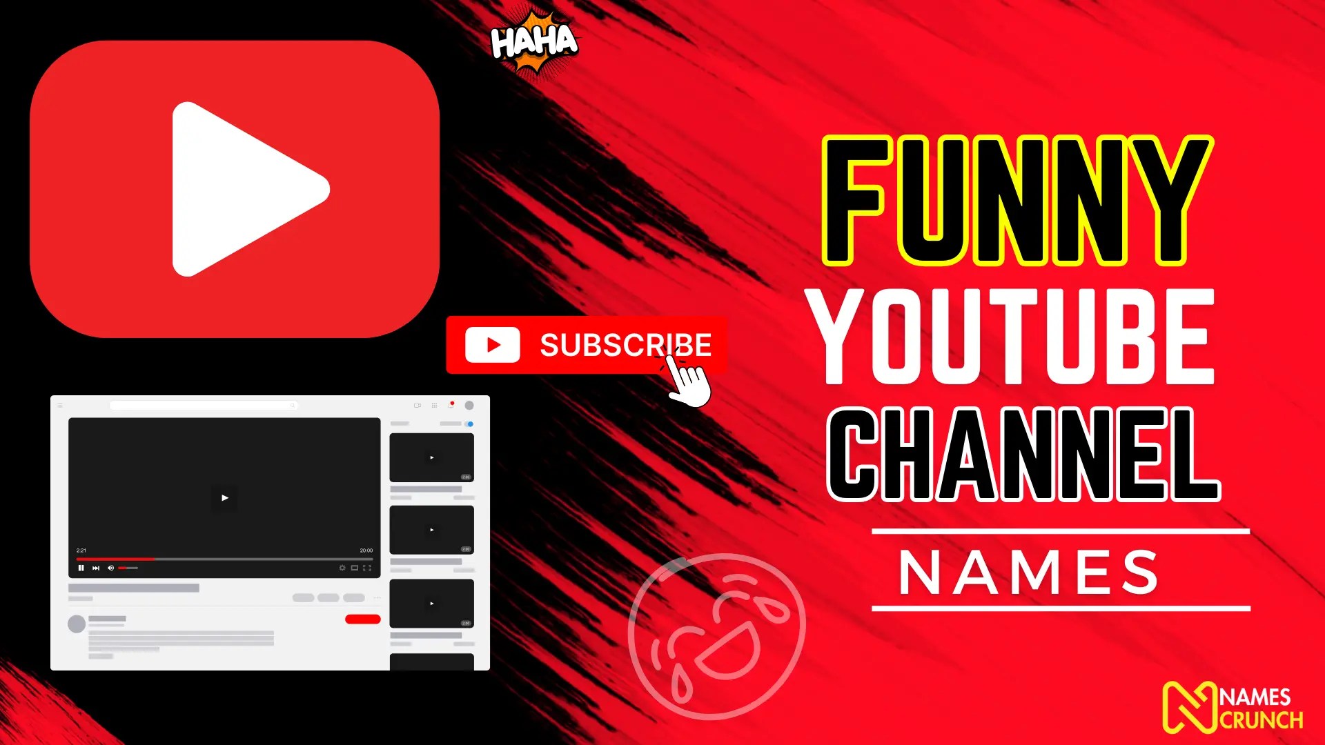 Funny YouTube Channel Names (Creative & Unique) Names Crunch