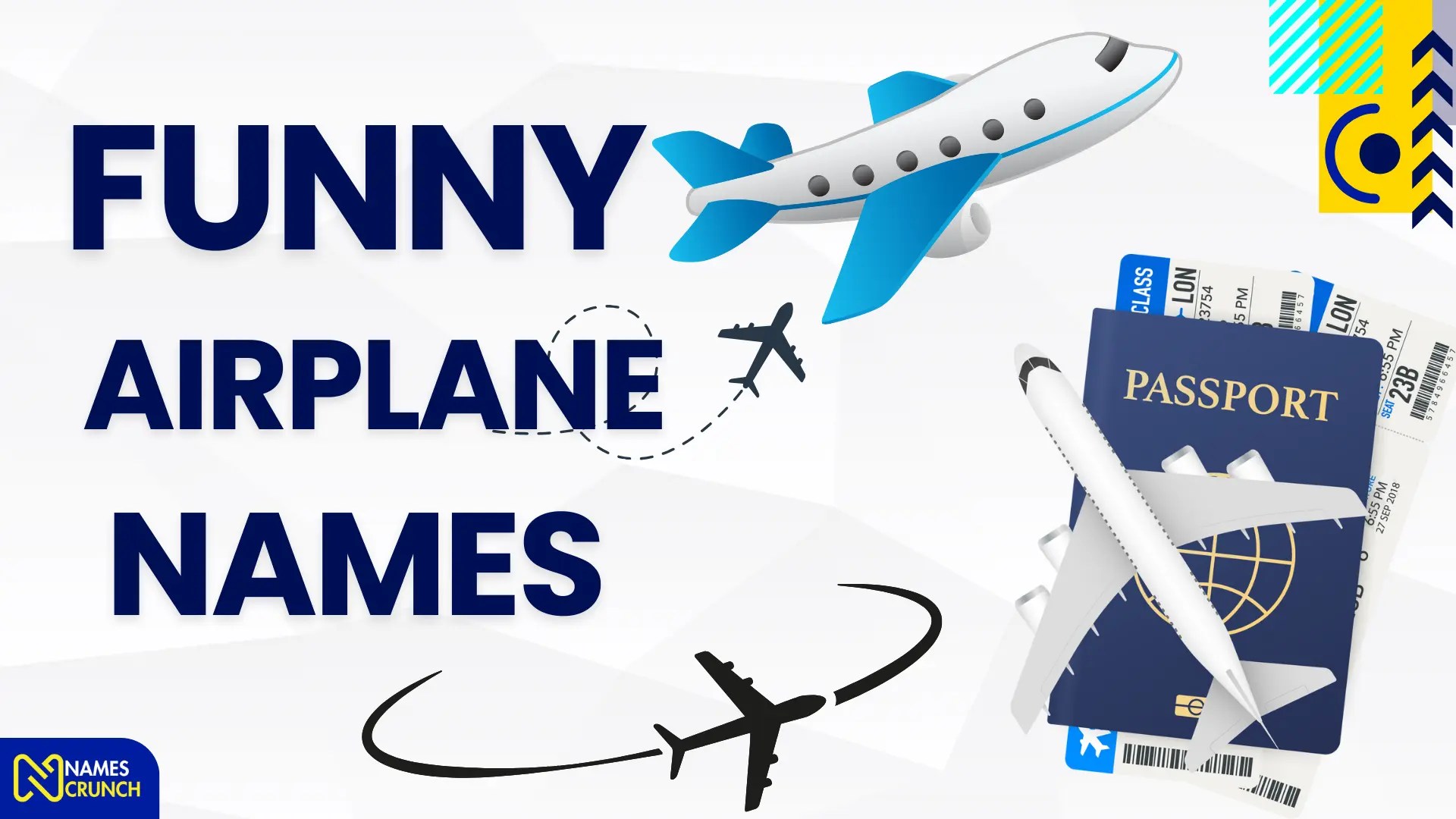 200+ Funny Airplane Name Ideas From The Sky! Names Crunch
