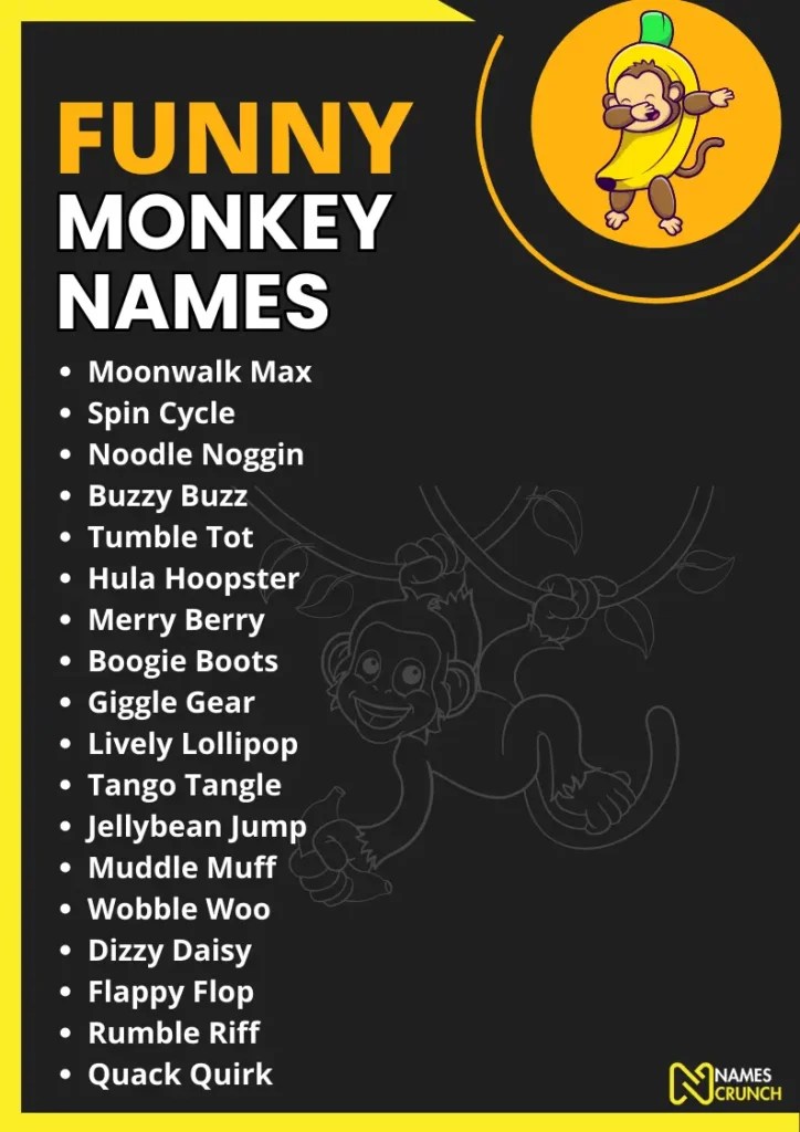 300+ Funny Monkey Names That Are Hilarious! Names Crunch