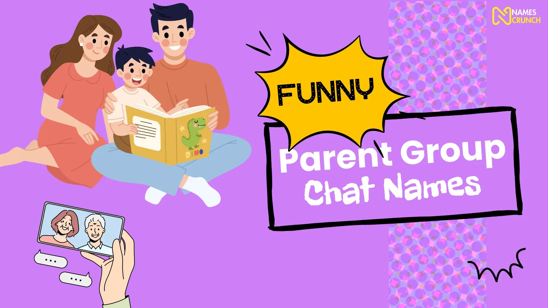 300+ Funny Parent Group Chat Names Names Crunch