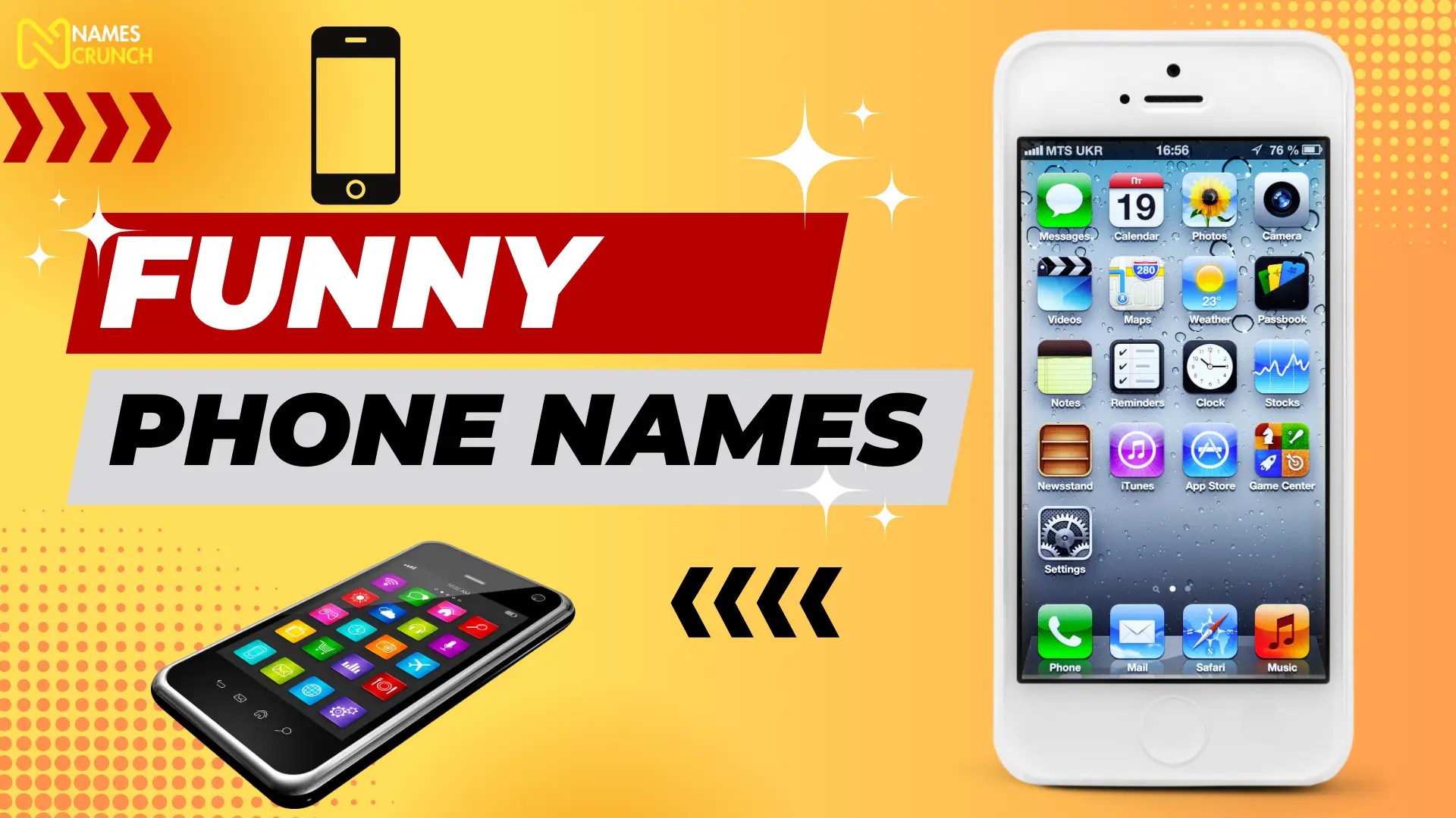 290+ Funny Phone Names [Clever Ideas] Names Crunch