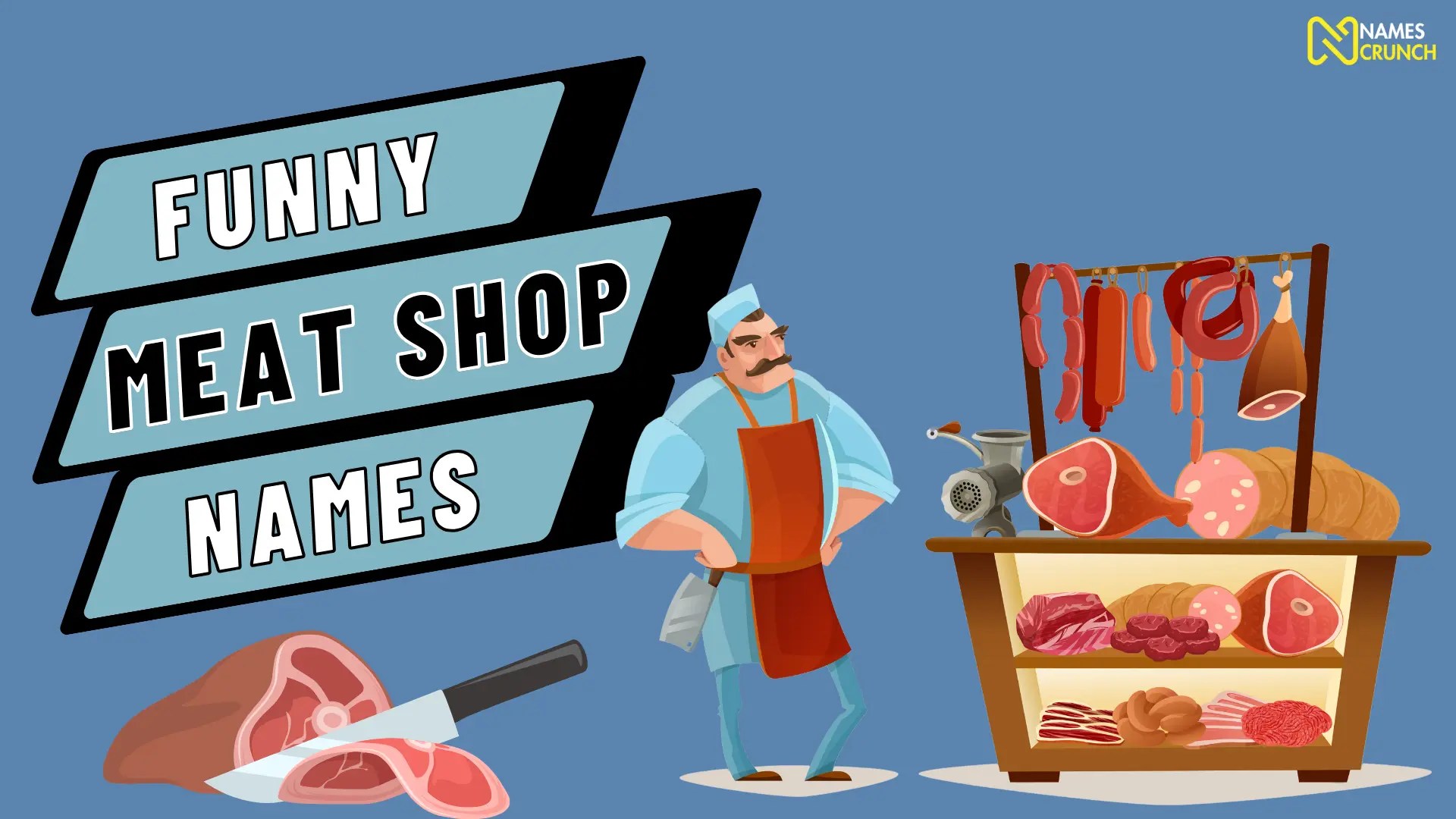 200+ Meat Shop Names[Funny & Creative Ideas] Names Crunch