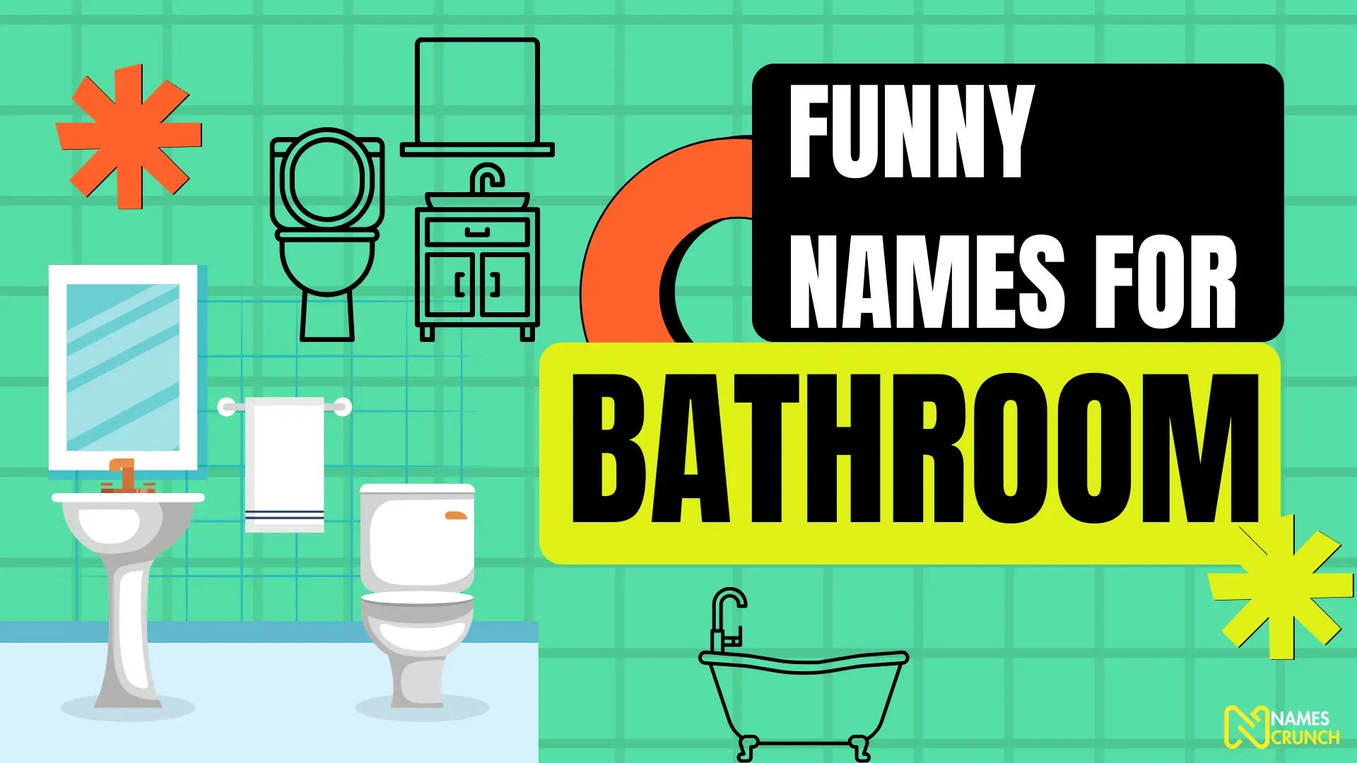 Funny Names for Bathroom (250+ Clever Ideas) Names Crunch