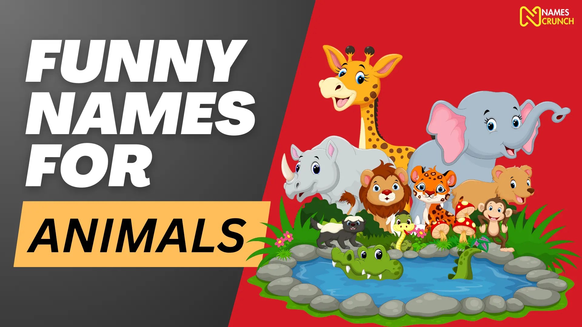 570+ Funny Names for Animals [Best Ideas] Names Crunch