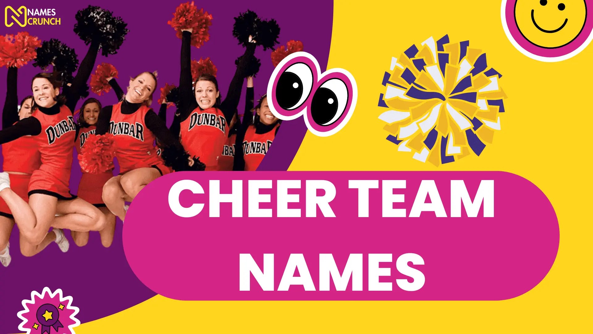 520+ Cheer Team Names [Funny, Catcy & Unqiue] Names Crunch