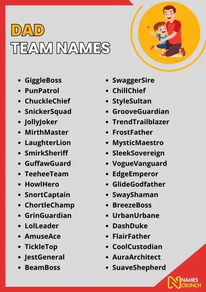 350+ Dad Team Names [Best Ideas] Names Crunch