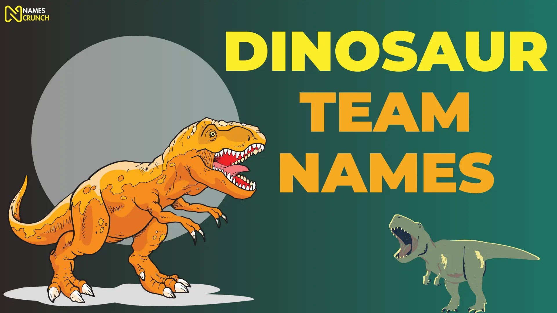 350+ Dinosaur Team Names [Cool & Funny] Names Crunch