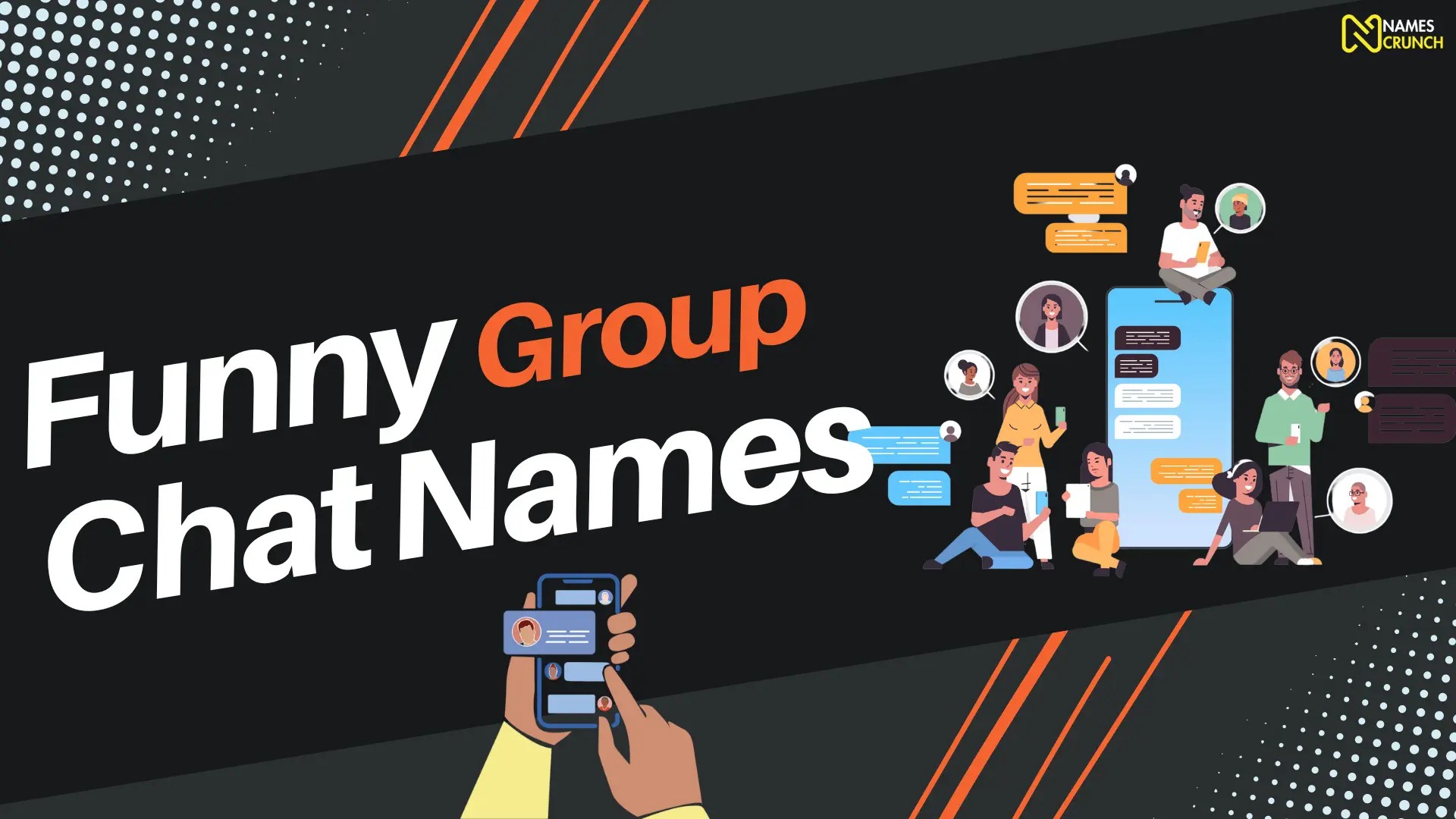 790+ Funny Group Chat Names [Clever Ideas] Names Crunch