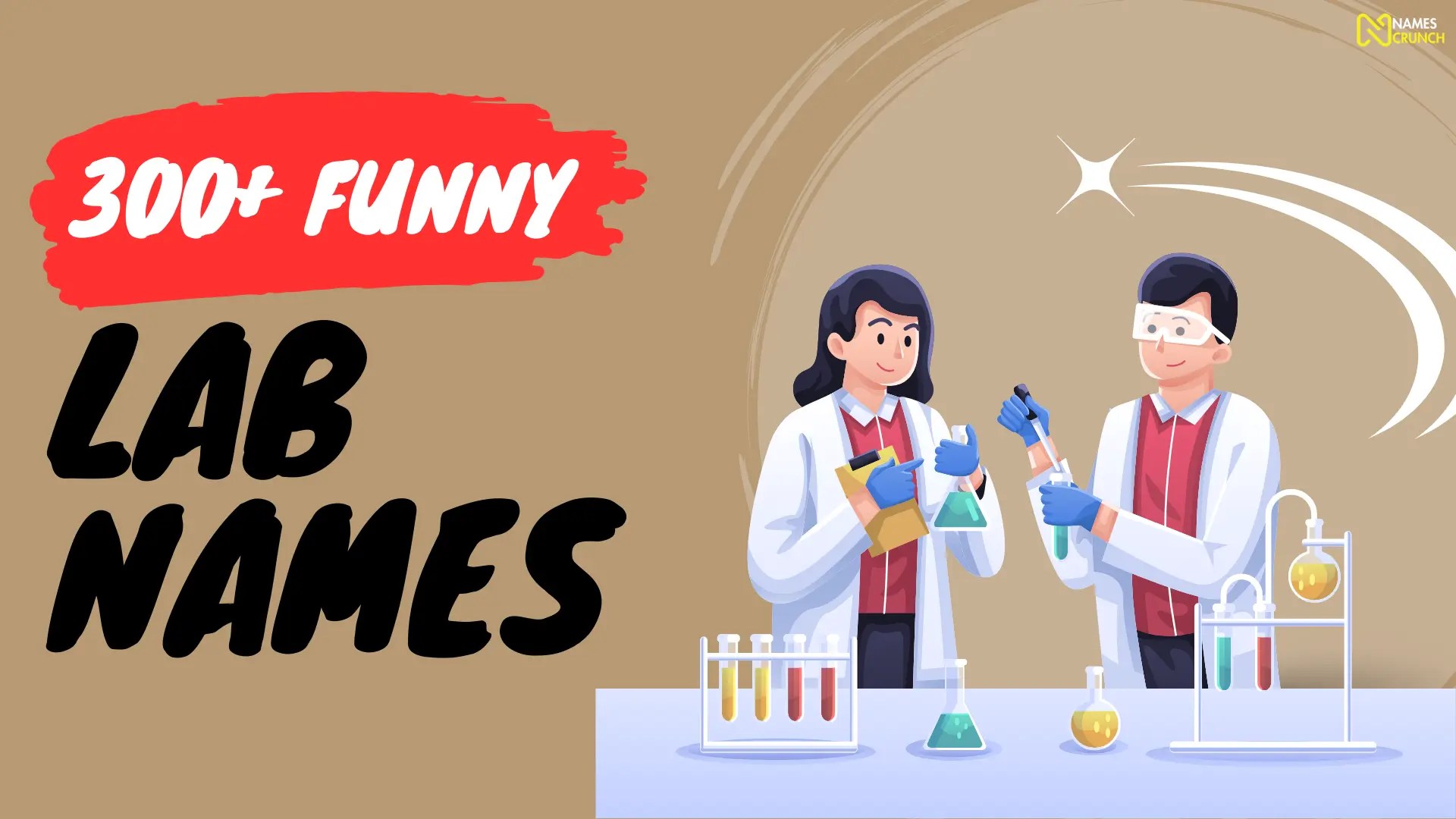 300+ Funny Lab Names [Clever Ideas] Names Crunch