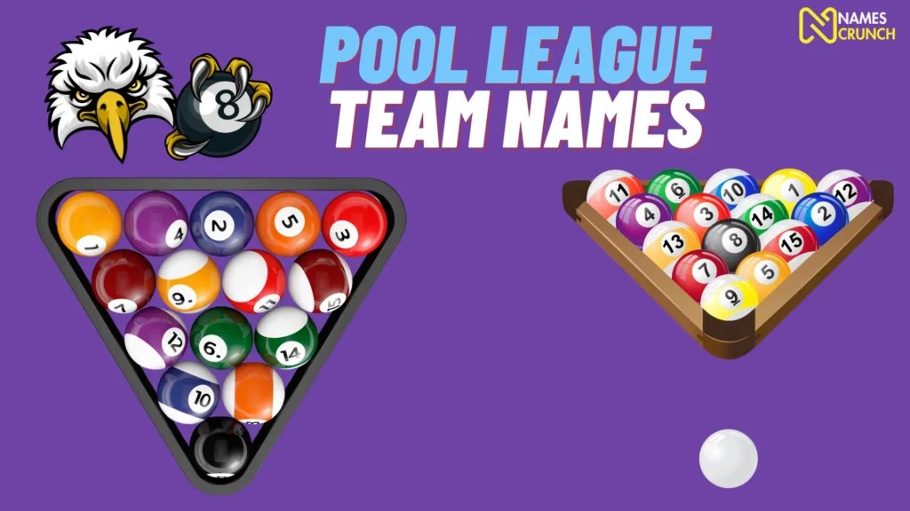 600+ Pool Team Names [Funny, Clever & Cool] Names Crunch