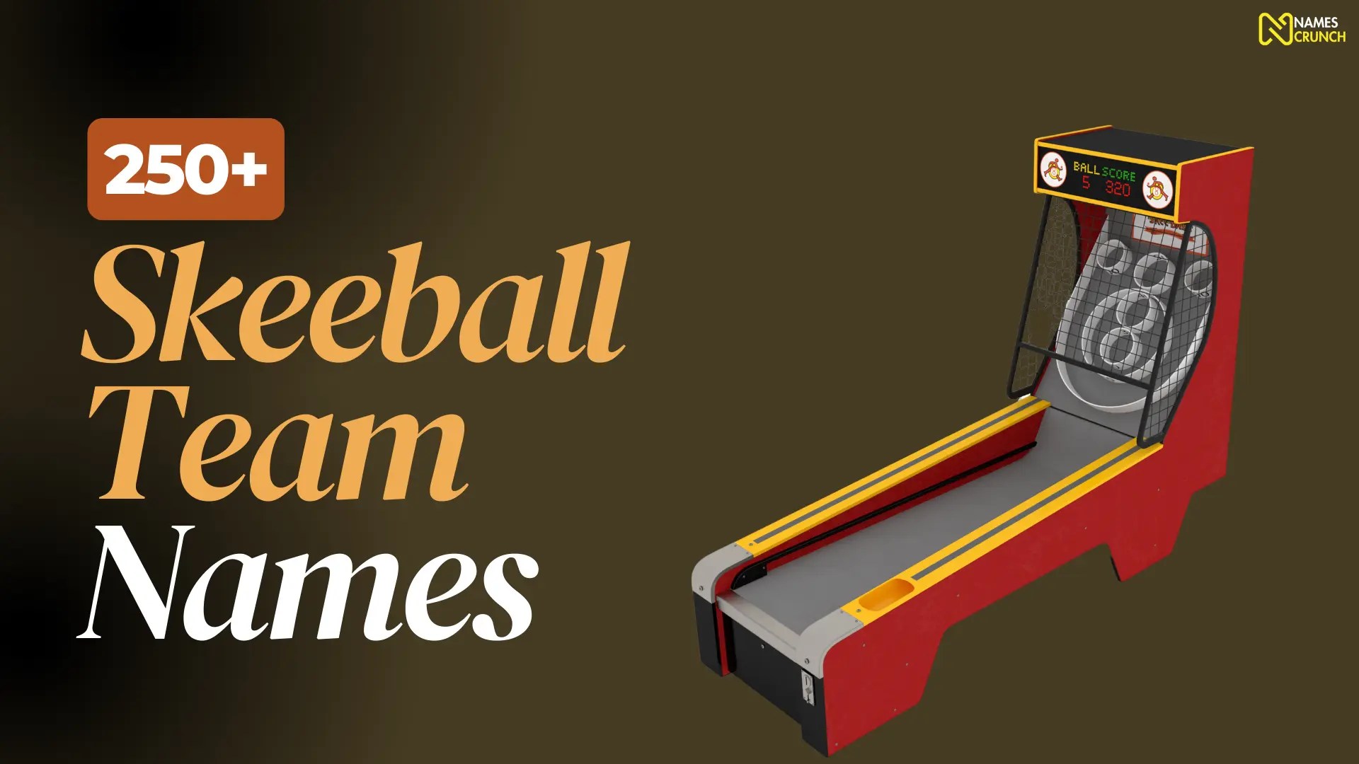 270+ Skeeball Team Names Names Crunch