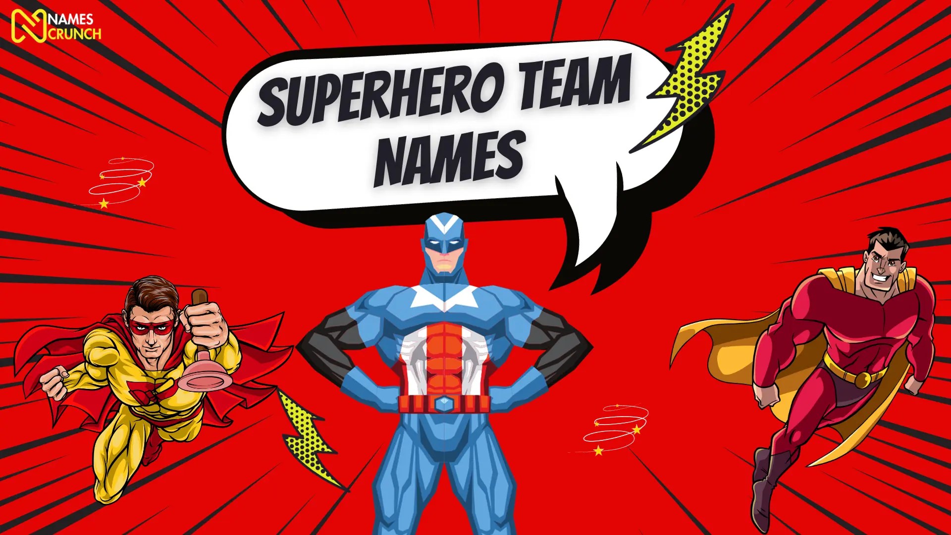 470+ Superhero Team Names [Cool, Funny, Catchy] Names Crunch