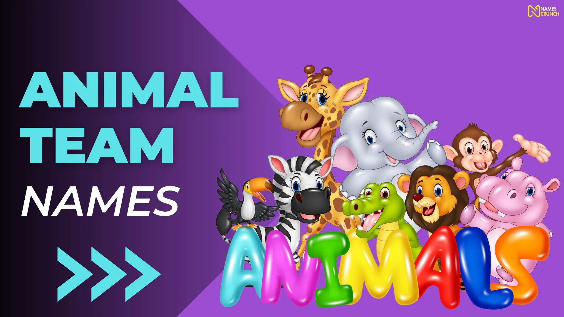 550+ Animal Team Names [Cool, Funny & Creative] Names Crunch