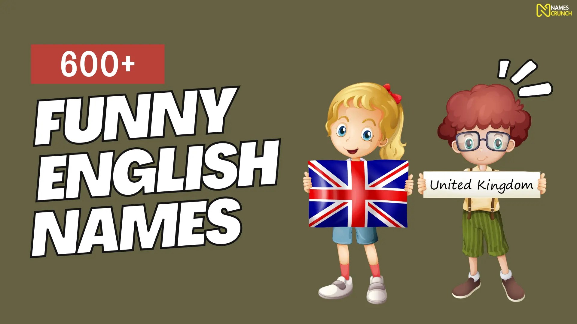 690+ Funny English Names [Cool & Creative Ideas] Names Crunch