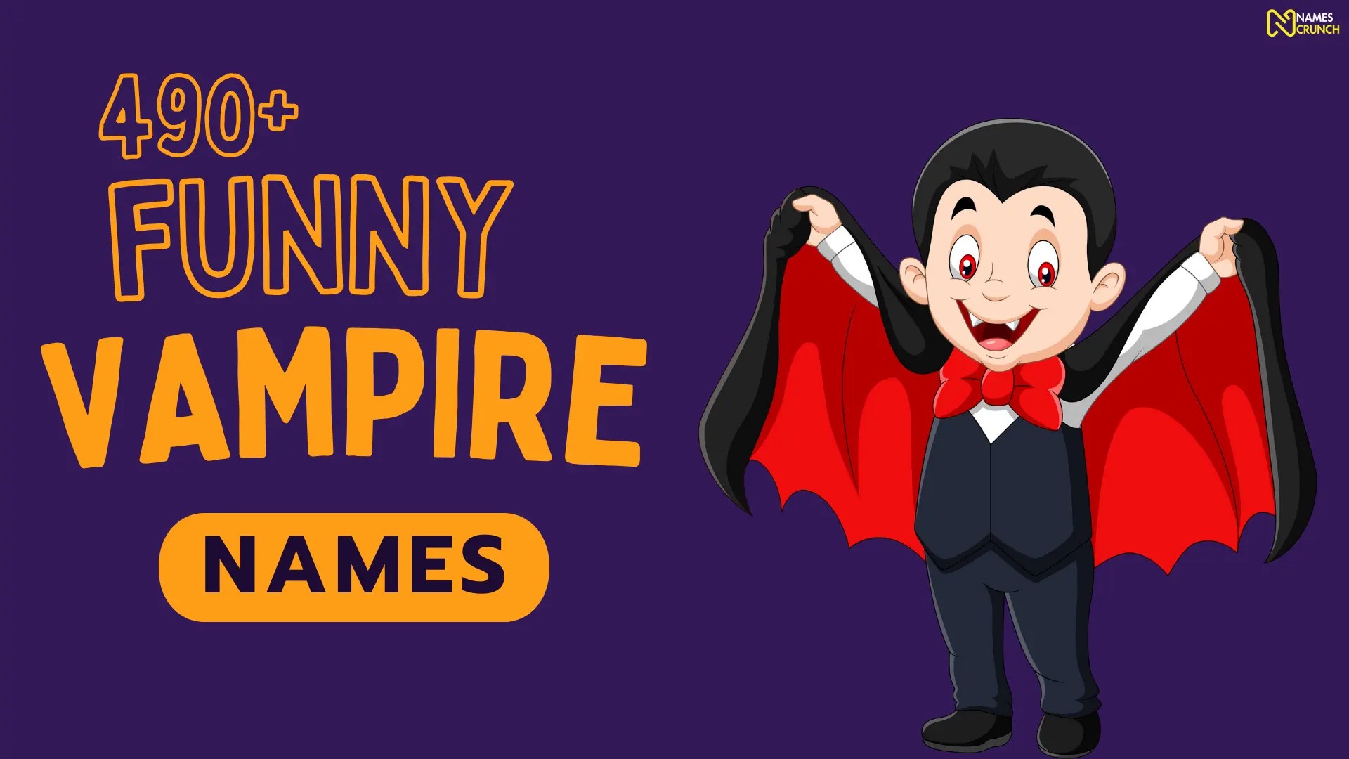 600+ Funny Vampire Names Names Crunch