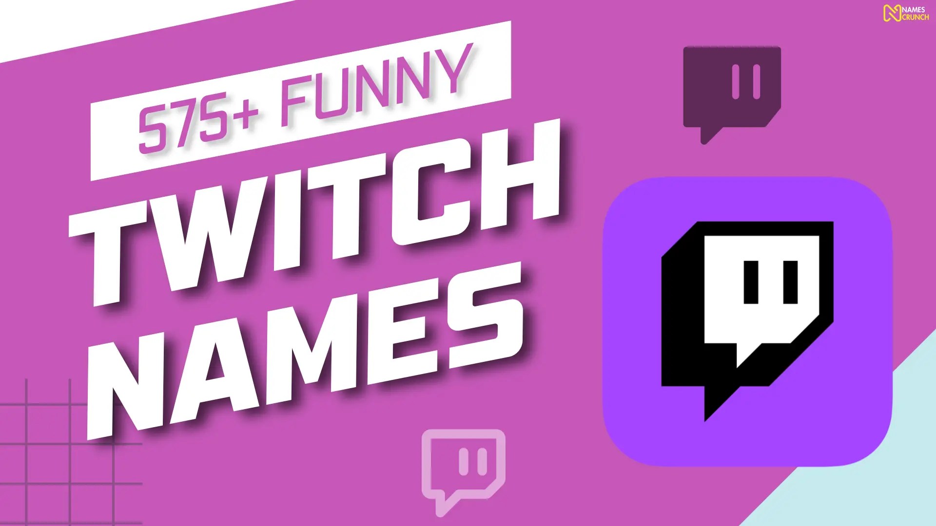 575+ Funny Twitch Names That Will Get You Clicks Names Crunch