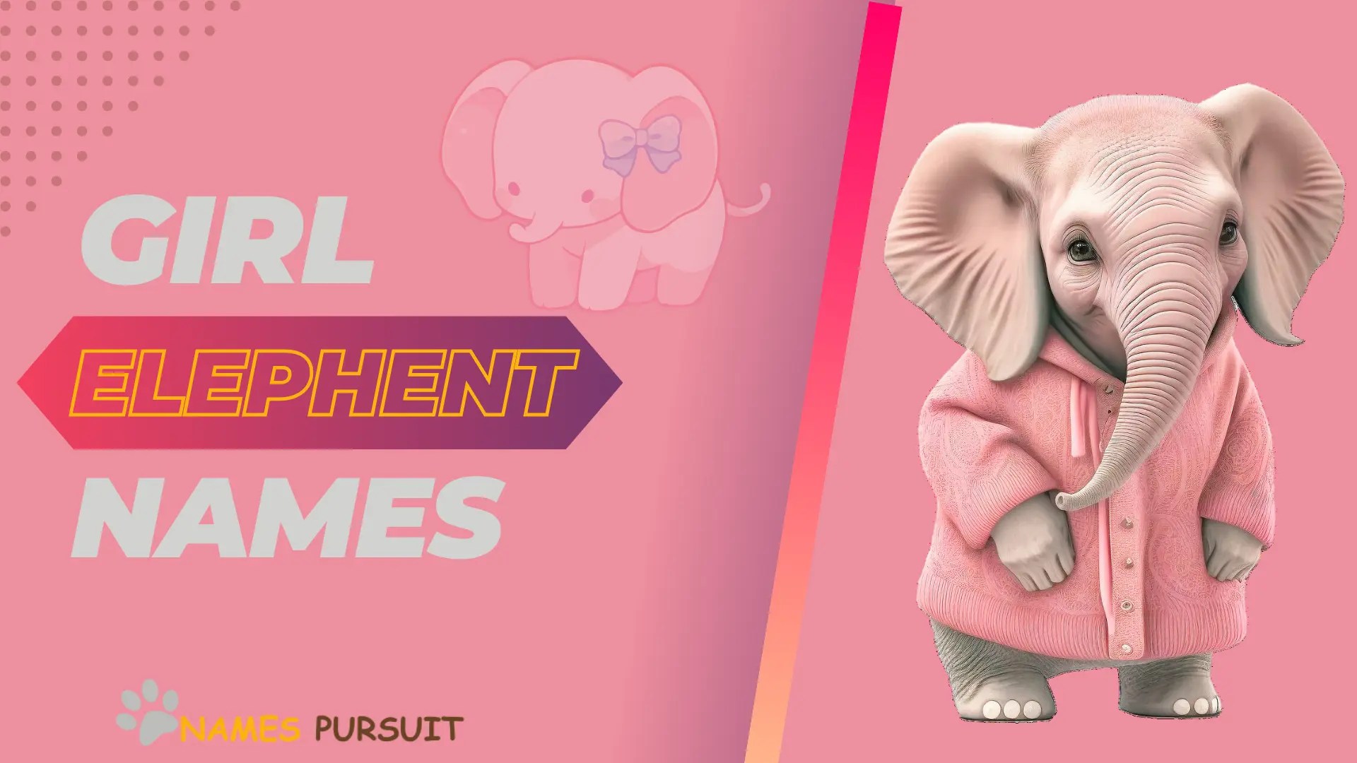 Girl Elephant Names (Cute, Popular & Funny)