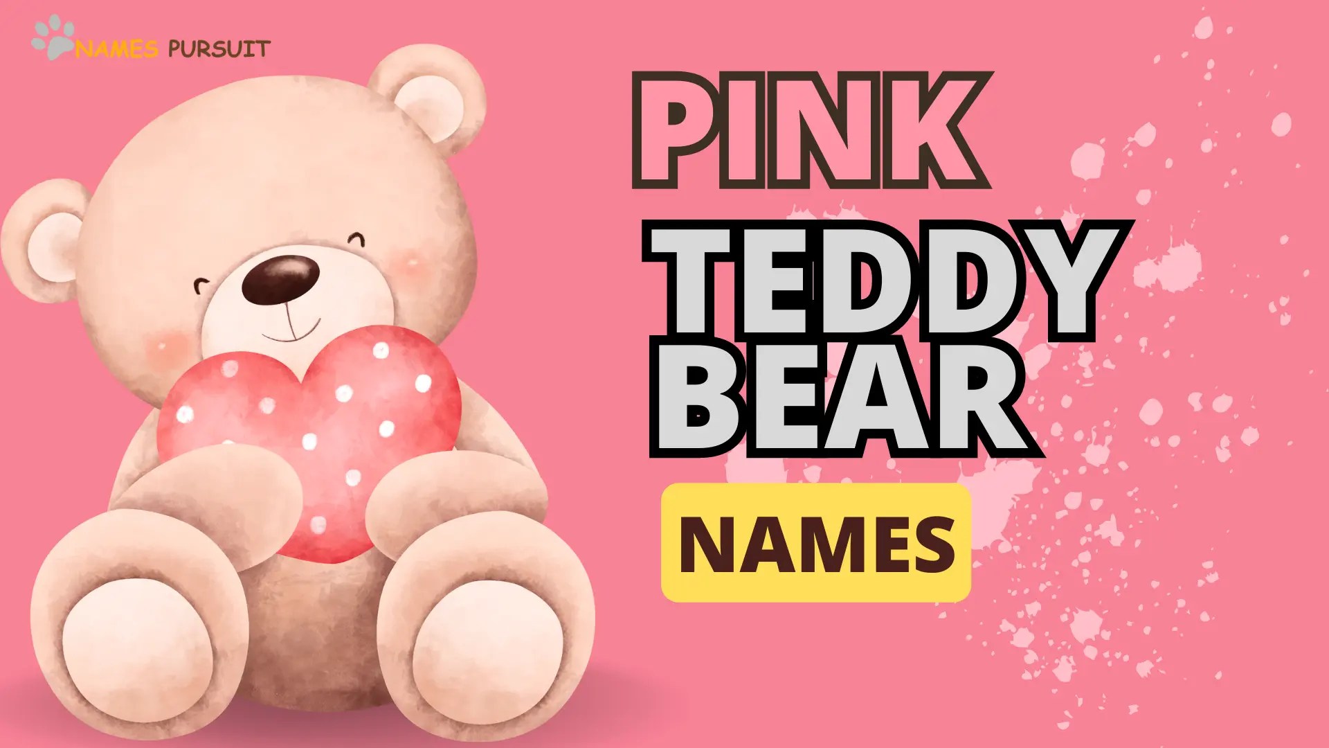 Pink Teddy Bear Names AZ