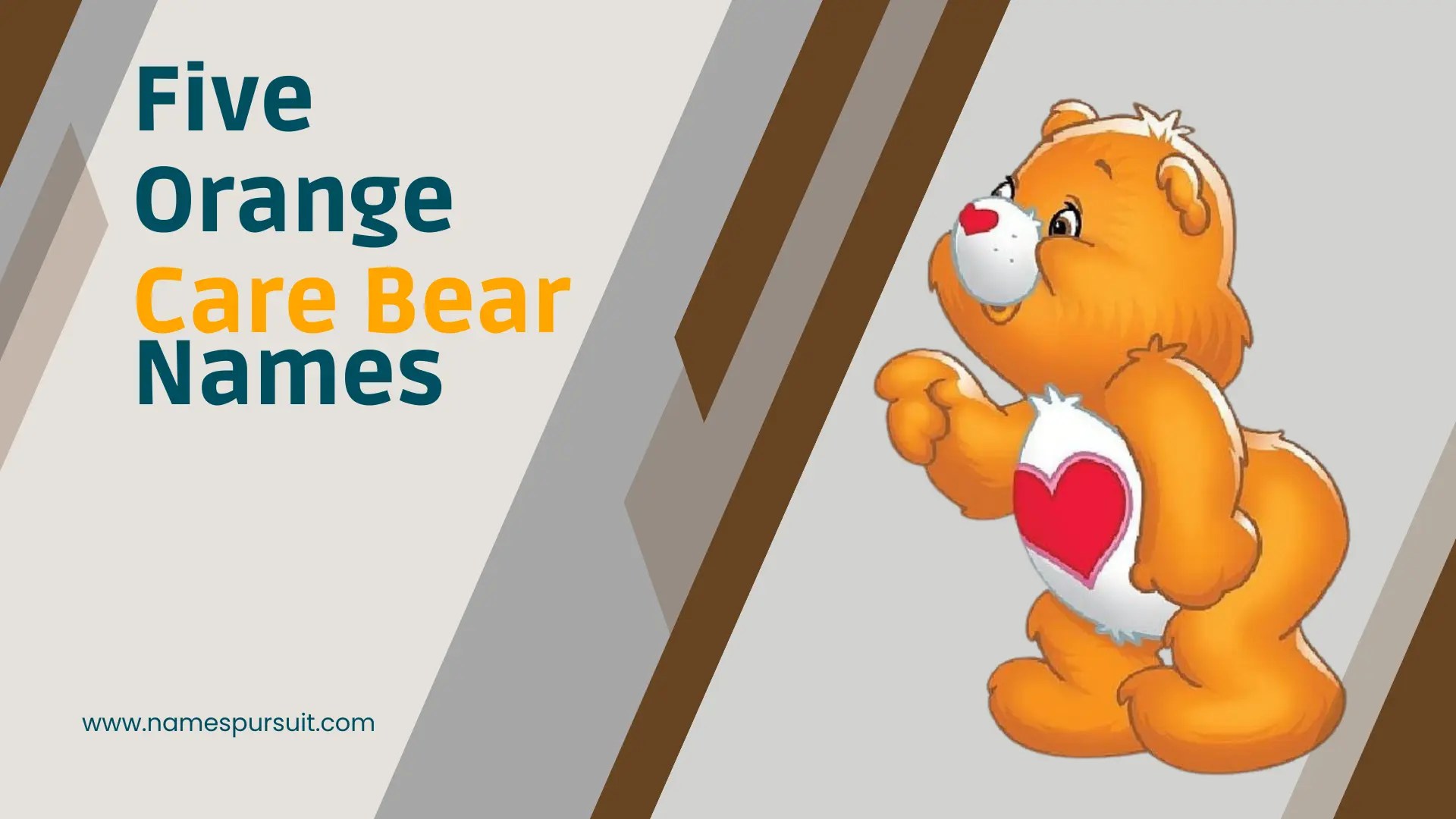5 Orange Care Bear Names You'll Love!