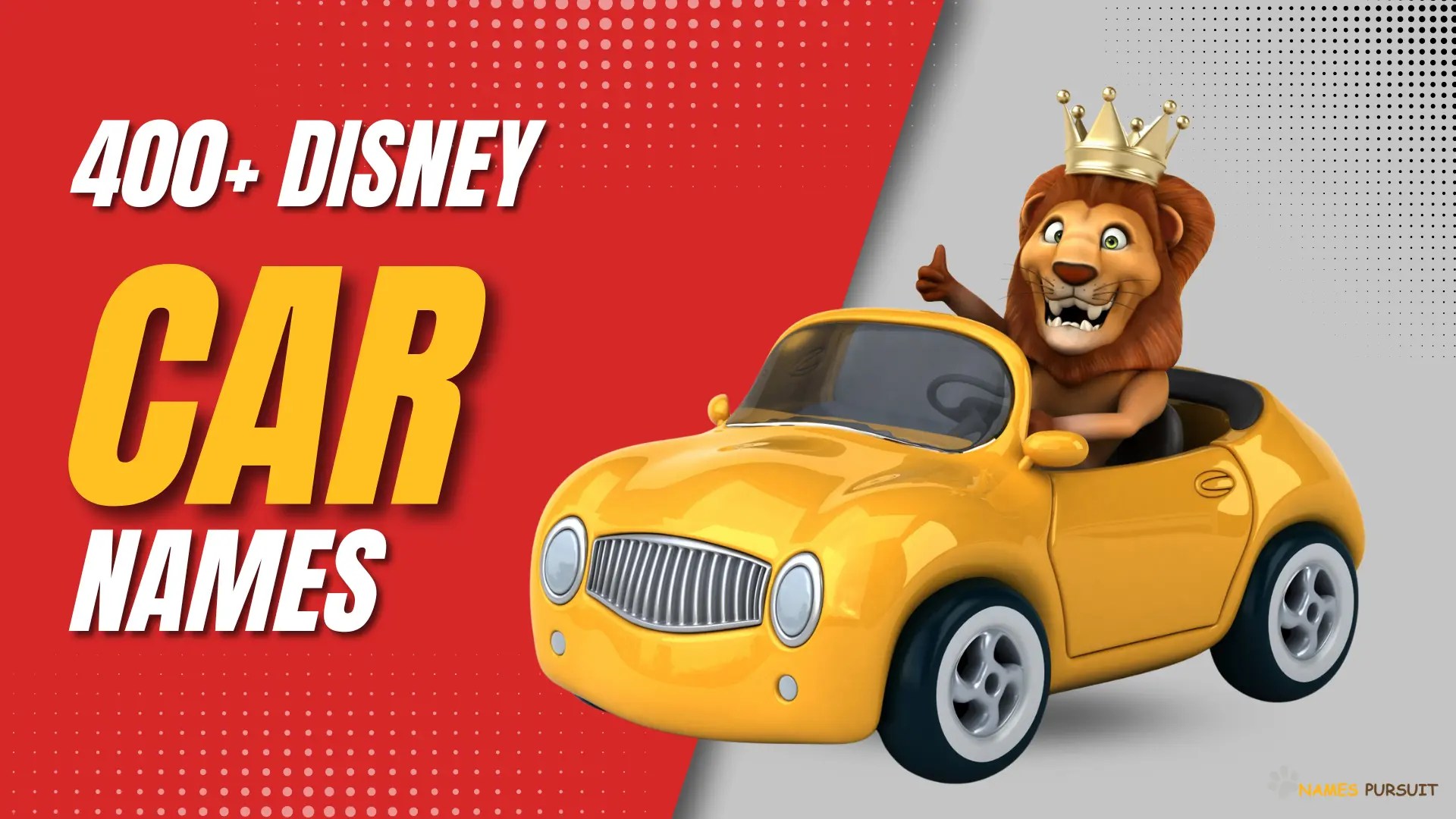 Disney Car Names [400+ Inspired Ideas]