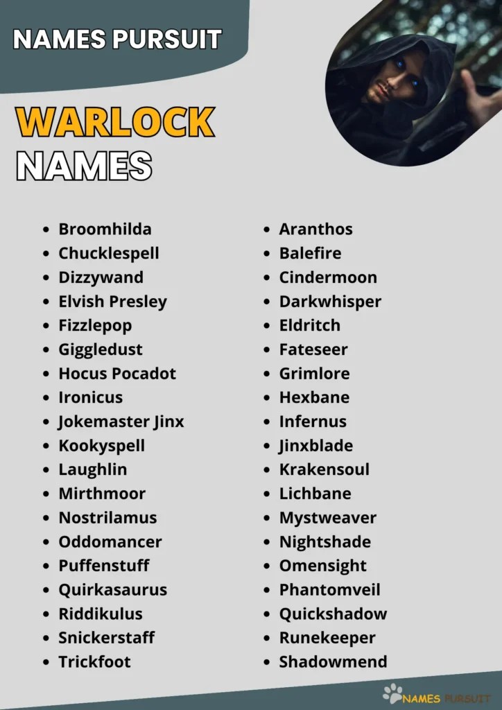 550+ Warlock Names [Unique, Bold & Funny Ideas]