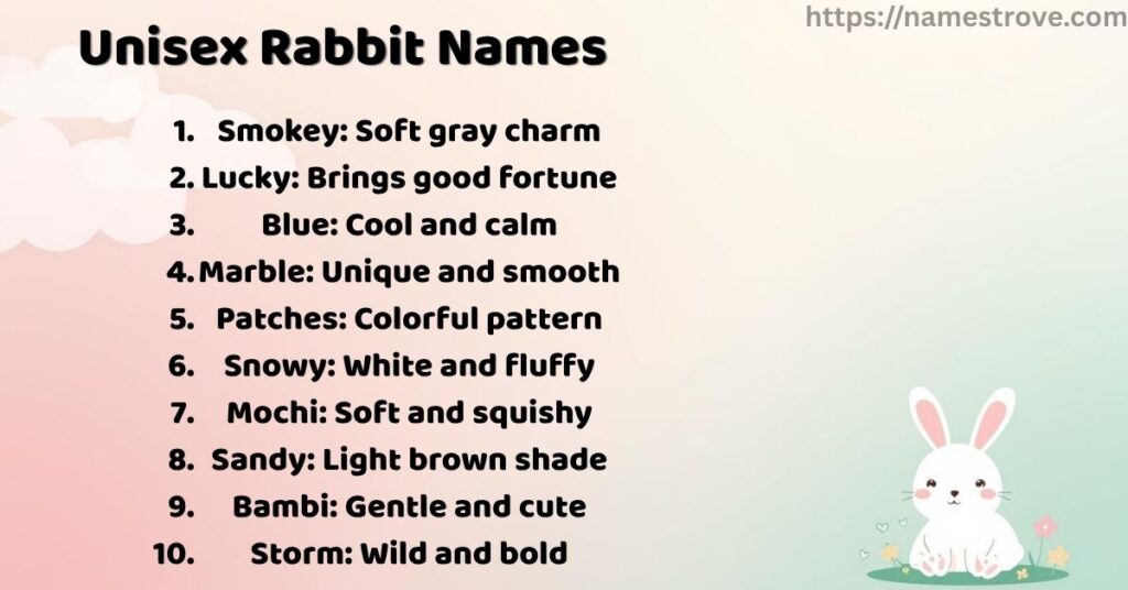 450+ Best Rabbit Names (2025) Cute & Funny Bunny Ideas Names Trove