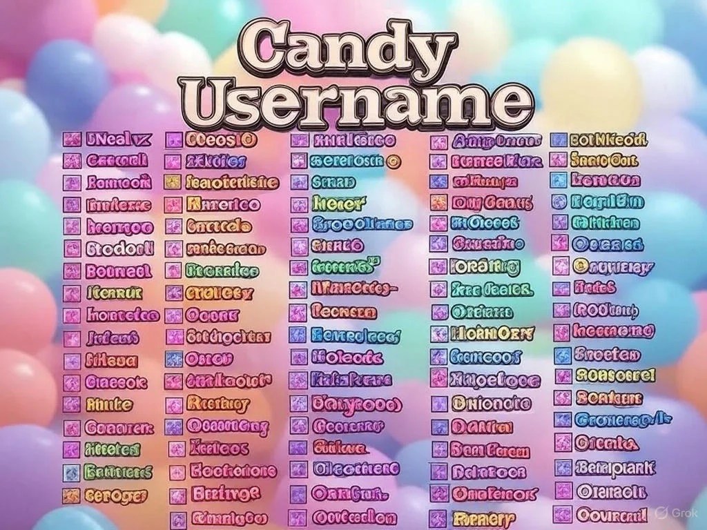 800+ Amazing Candy Username Ideas 2025 NamesWrite(08)