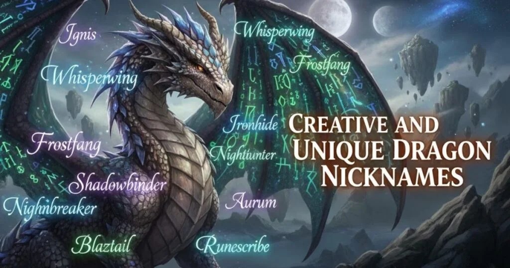 500+ Creative and Unique Dragon Nicknames 2025