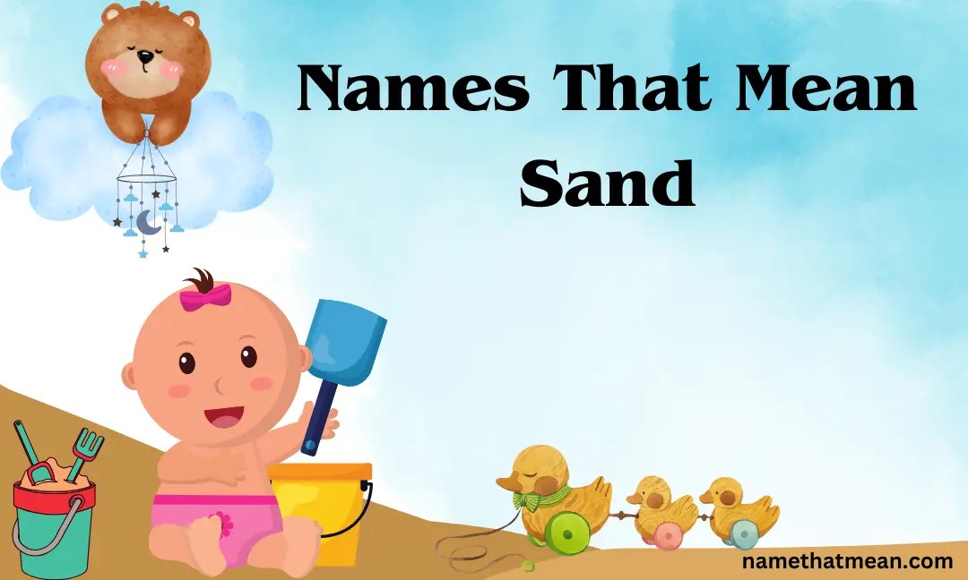 50 Baby Names That Mean Sand in 2024 Name That Mean