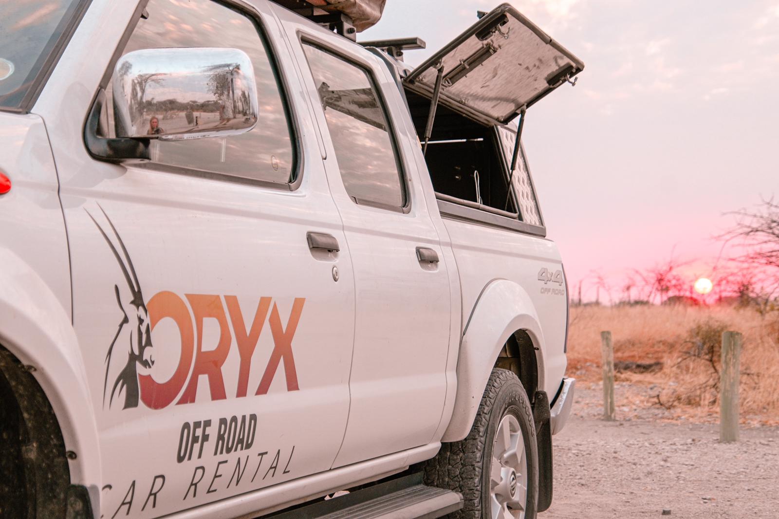 Oryx Off Road Car Rentals Namibia App
