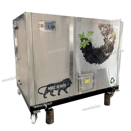 Automatic Organic Waste Composting Machine Inner Body SS 304 Outer