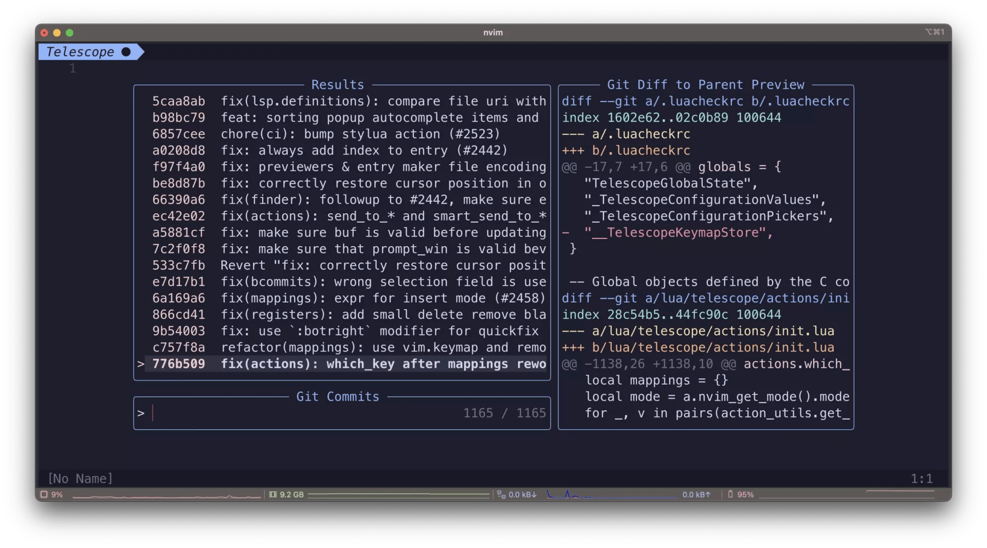 【Mac】NeovimでTelescopeを設定する ナミレリブログ