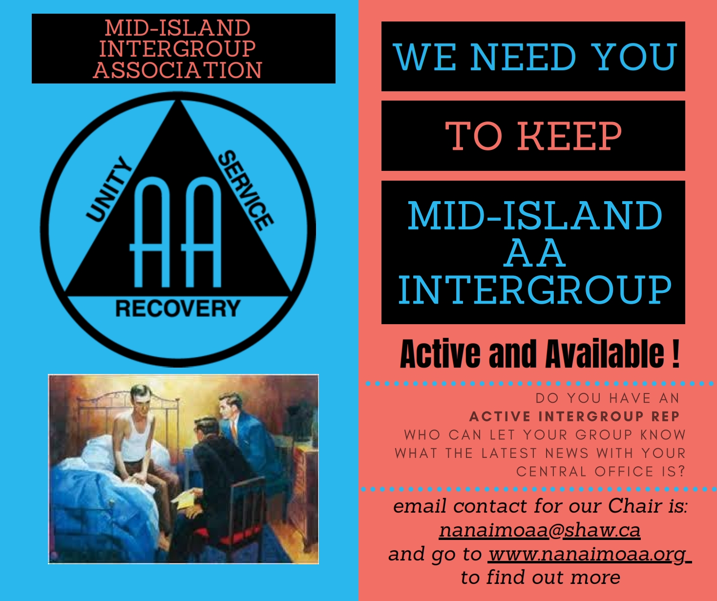 these rooms Alcoholics Anonymous Intergroup in midVancouver Island BC