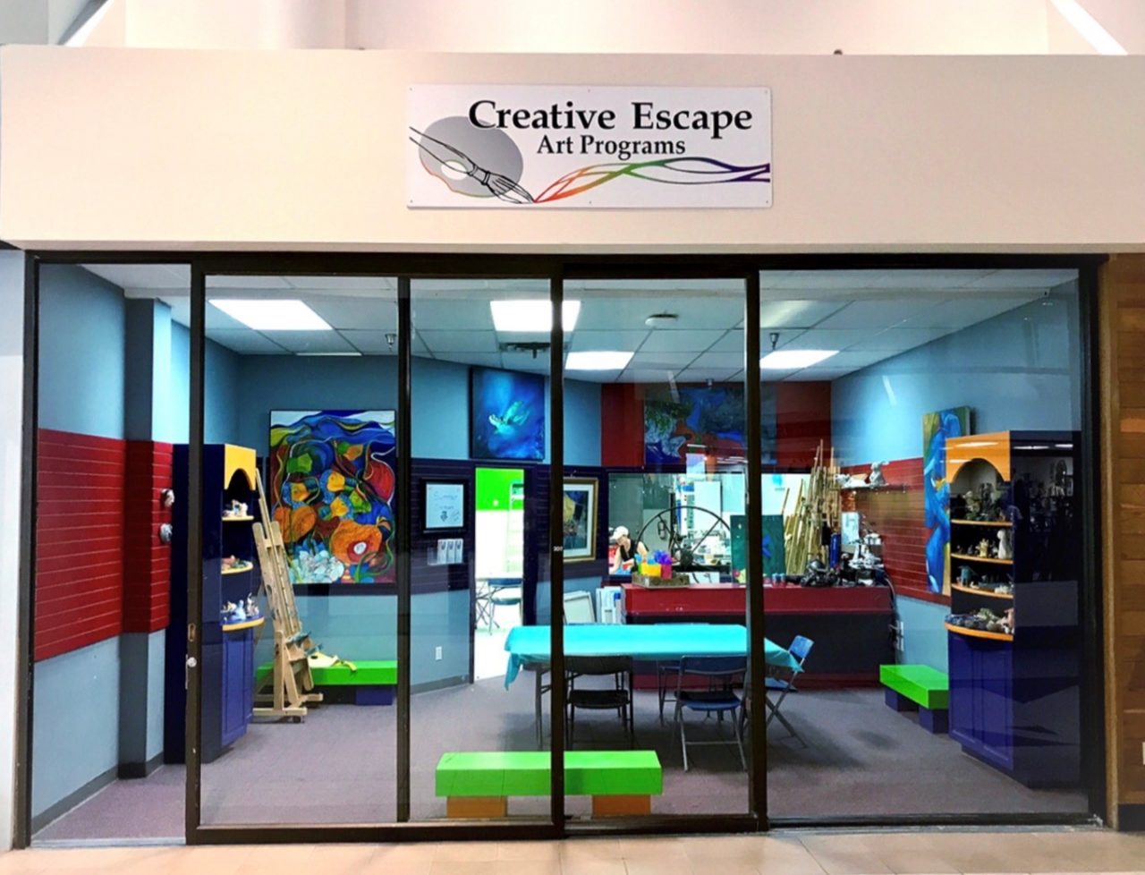 Creative Escape Art Programs Nanaimo North Town Centre Shopping Mall